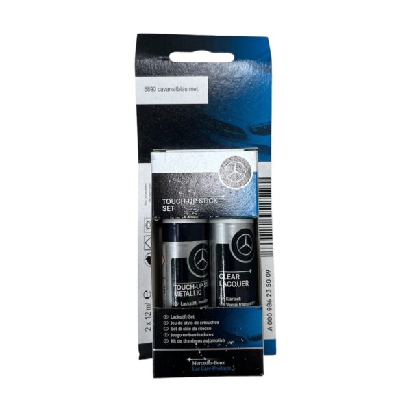 A0009862350095890 - Mercedes-Benz Touch Up Paint Stick Cavansite Blue Metallic Genuine A000986235009