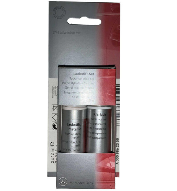 A0009862350099988 - MB Metallic Silver Diamond Touch Up Pen Kit A0009862350099988