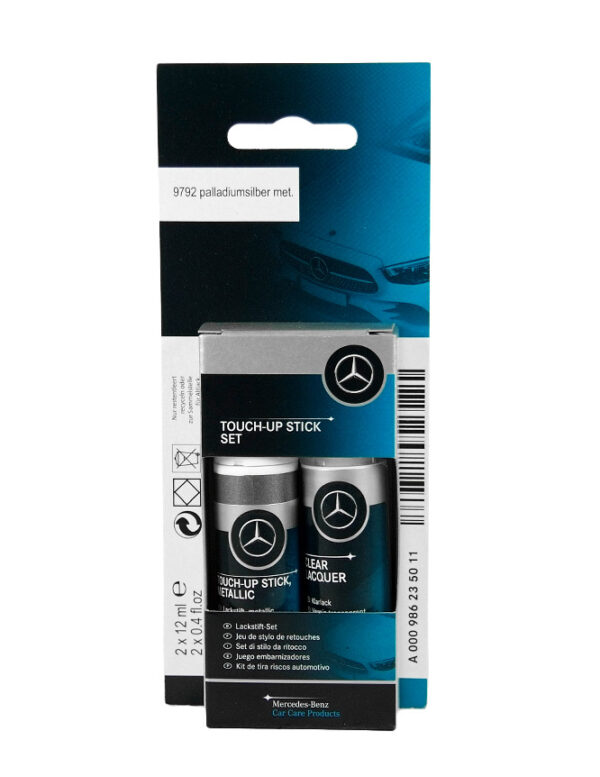 A00098623509792 - Original MB Palladium Silver Touch Up Pen Set A0009862350119792
