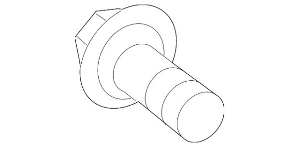 A0009902108 - NEW MERCEDES-BENZ GLA CLA CLASS ENGINE HARMONIC BALANCER BOLT A0009902108