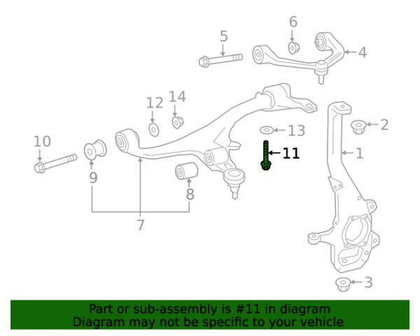 A0009902619 - MERCEDES-BENZ G-CLASS REAR UNDER LOWER SUSPENSION CONTROL A0009902619