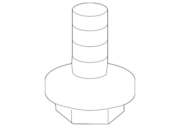 A000990321164 - Mercedes-Benz rear engine mount screw A000990321164