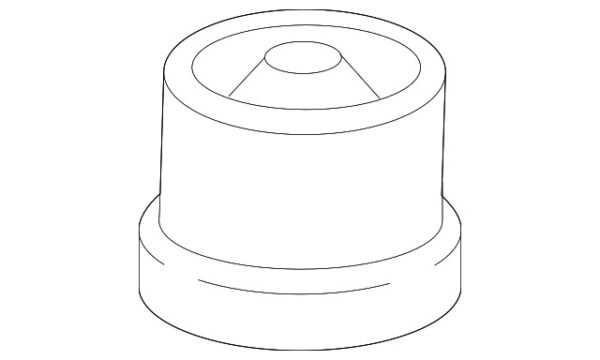 A0009914071 - Mercedes-Benz Upper Radiator Insulator A0009914071