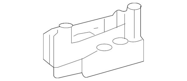 A0009917898 - Mercedes-Benz Rear Roof Molding Clip A0009917898