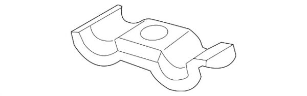 A0009951932 - NEW MERCEDES-BENZ E-CLASS AUTOMATIC TRANSMISSION OIL COOLER CLAMP A0009951932 GENUINE