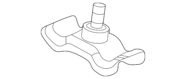 A0009952632 - Mercedes-Benz Transmission Oil Cooler Line Clamp A0009952632
