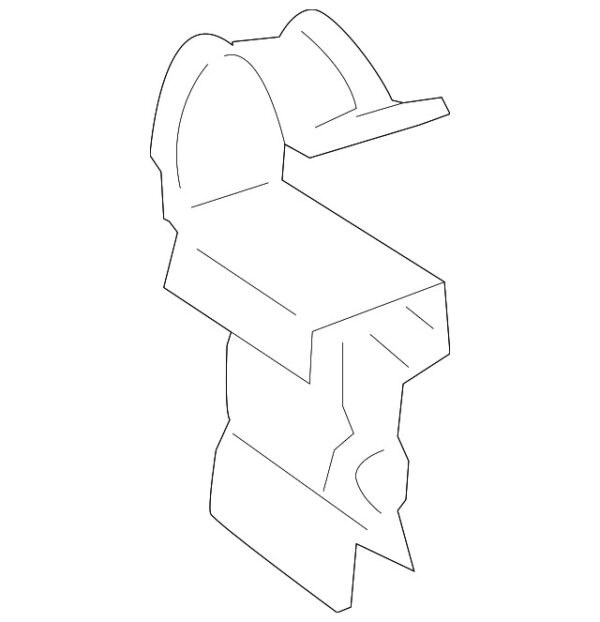A0009954414 - Mercedes-Benz drain hose for rear sunroof A0009954414