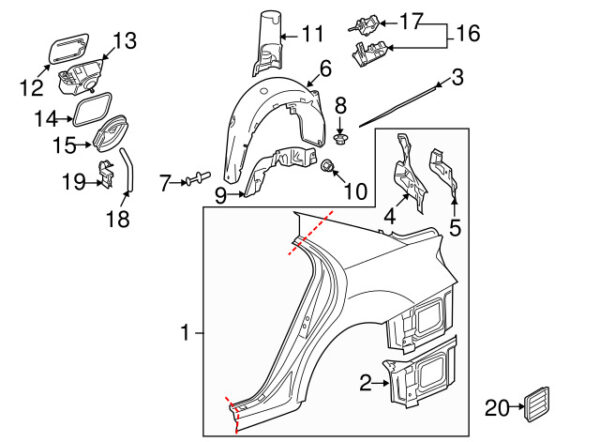 A0009954414 - Mercedes-Benz drain hose for rear sunroof A0009954414