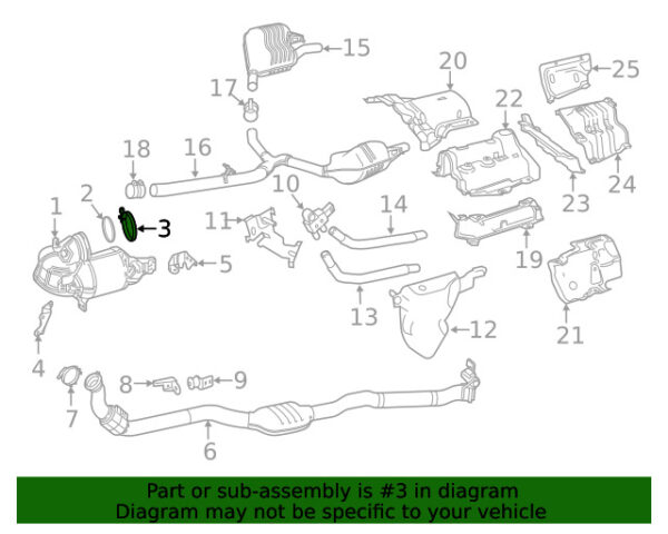 A0009955033 - NEW MERCEDES-BENZ AMG ONE CLASS CATALYTIC CONVERTER A0009955033 GENUINE