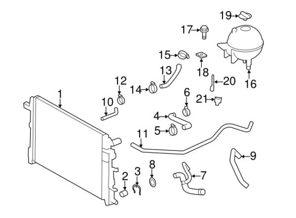 A0009958510 - NEW MERCEDES-BENZ SPRINTER CLASS FRONT UPPER RADIATOR HOSE CLAMP A0009958510