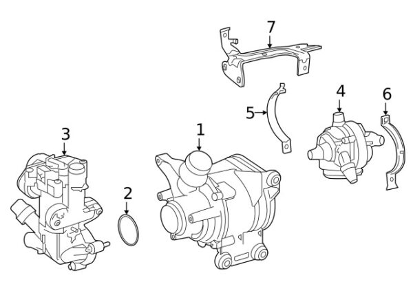 A0009976109 - Mercedes-Benz Engine Water Pump O-Ring A0009976109