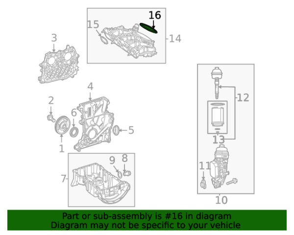 A0009977804 - NEW MERCEDES-BENZ CLA ONE CLASS UPPER ENGINE INTAKE GASKET A0009977804 GENUINE