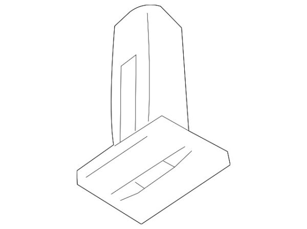 A0009982685 - Mercedes-Benz Lid Finish Panel Nut A0009982685