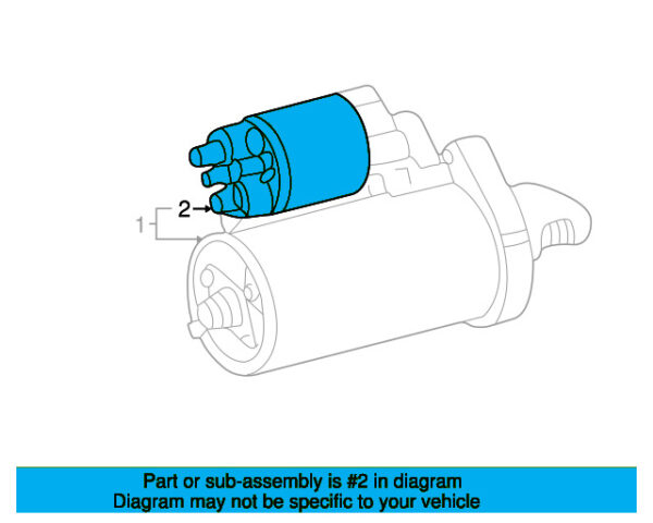 A0011522810 - Mercedes-Benz Starter Solenoid A0011522810