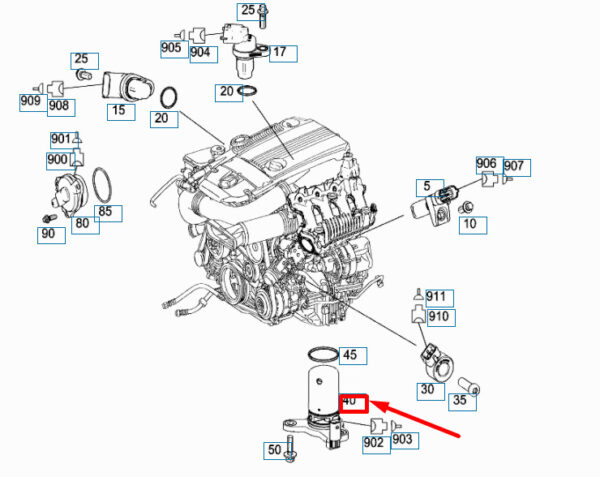 A0011530532 - NEW MERCEDES-BENZ C W204 OIL LEVEL CONTACTOR PRESSURE SWITCH A0011530532