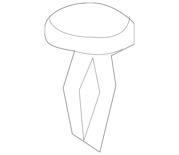 A00198834789007 - Mercedes-Benz Courtesy Light Clip A00198834789007