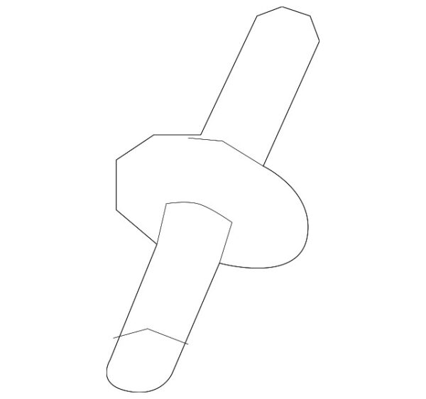 A0019902216 - Mercedes-Benz Dashboard Bolts A0019902216