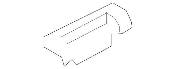 A0019911998 - Mercedes-Benz roof drip strip clip A0019911998