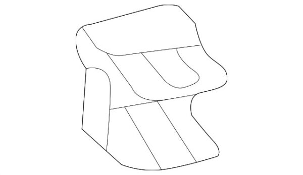 A0019913071 - Mercedes-Benz Rocker Panel Molding Reinforcement Clip A0019913071