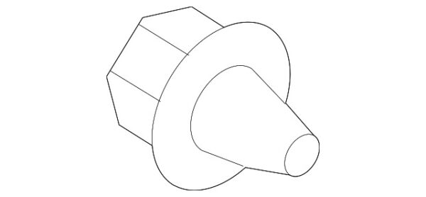 A0019916998 - Mercedes-Benz Upper Trunk Trim Panel Clip A0019916998
