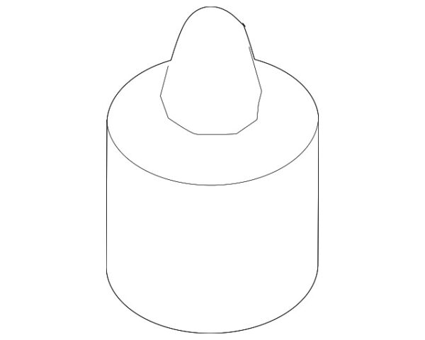 A0019980840 - Mercedes-Benz bonnet stop buffer A0019980840