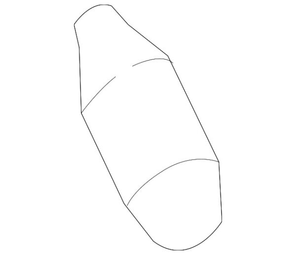 A0019982821 - Mercedes-Benz tailgate support cap A0019982821