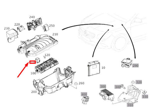 A0025429419 - NEW MERCEDES-BENZ CLA C117 SLOT N RELAY A0025429419 GENUINE