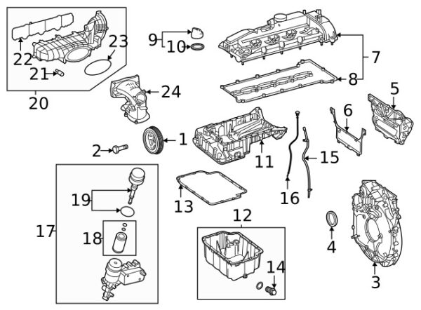 A0029900103 - NEW MERCEDES-BENZ SPRINTER CLASS MOTOR HARMONIC BALANCER BOLT A0029900103