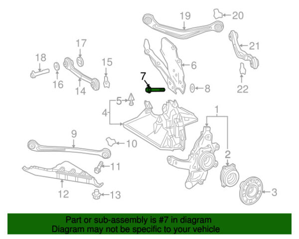 A0029908605 - NEW MERCEDES-BENZS CLASS SUSPENSION CONTROL ARM BOLT A0029908605 GENUINE