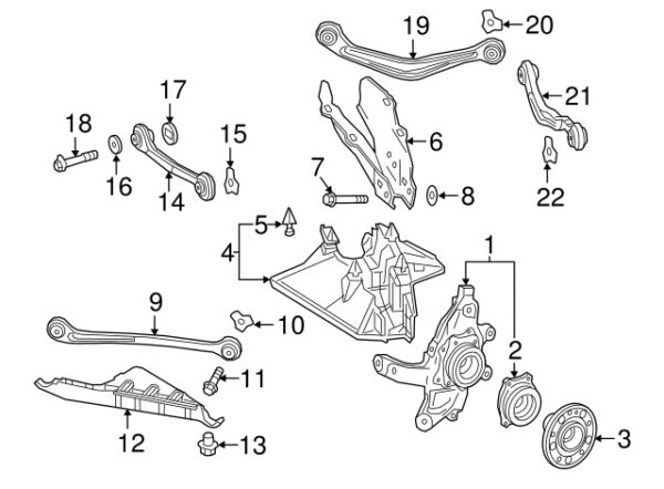 A0029908605 - NEW MERCEDES-BENZS CLASS SUSPENSION CONTROL ARM BOLT A0029908605 GENUINE
