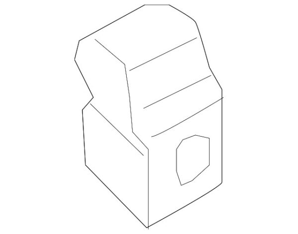 A0029951577 - Mercedes-Benz Hood Release Cable Clip A0029951577