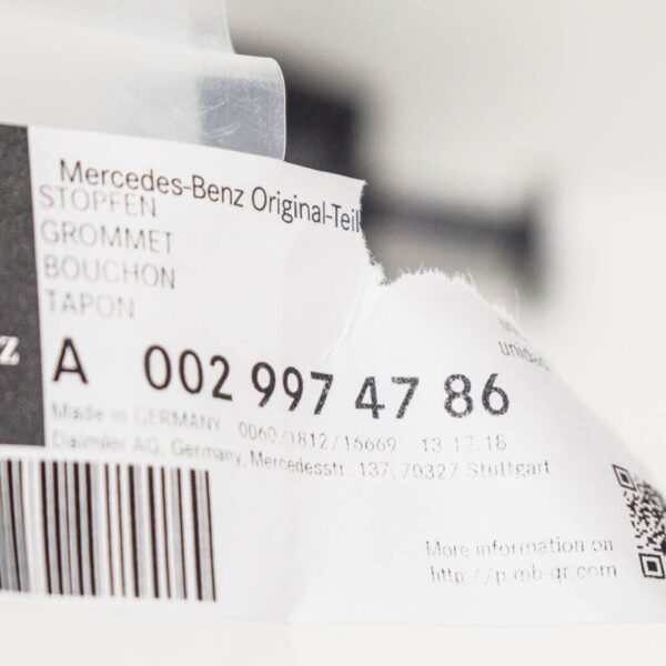 A0029974786 - Mercedes Benz A-Class W168 Jack Pad Male Cover A0029974786 New