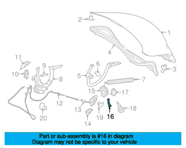 A0029982201 - Mercedes-Benz parking aid camera grommet A0029982201