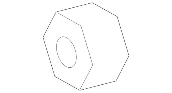 A0039900750 - NEW MERCEDES-BENZ SLK E-CLASS BELT TENSIONER BELT NUT A0039900750 GENUINE
