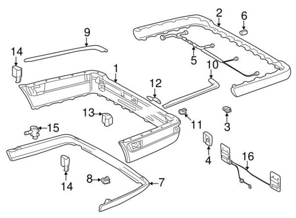 A0039942445 - Mercedes-Benz Valance Panel Clip A0039942445