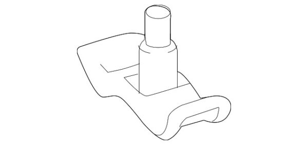 A0039953301 - NEW MERCEDES-BENZ S C CLASS FRONT LEFT ENGINE OIL COOLER LINE BRACKET A0039953301