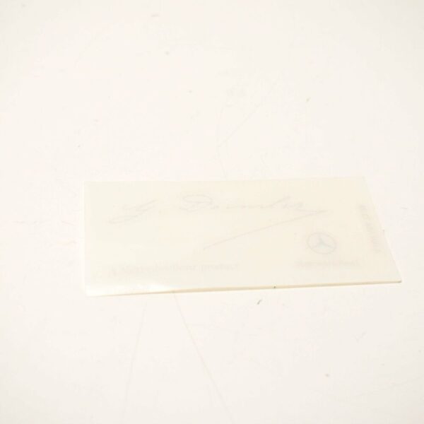 A0045847338 - NEW MERCEDES G DAIMLER SIGNED CLEAR WINDSHIELD DECAL A0045847338