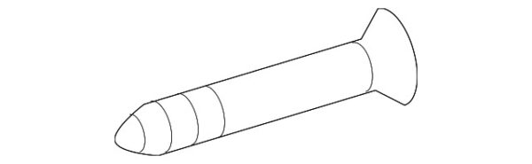 A0049902712 - Mercedes-Benz starter magnetic screw A0049902712