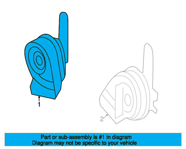 A0055422520 - Mercedes-Benz Horn A0055422520