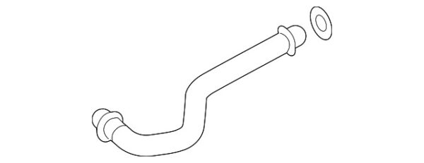 A0058320367 - NEW MERCEDES-BENZ SPRINTER CLASS HVAC HEATER HOSE OUTLET PIPE A0058320367