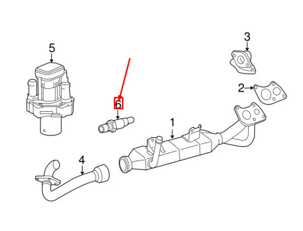 A0075420118 - NEW MERCEDES-BENZ E W211 EXHAUST SYSTEM OXYGEN SENSOR A0075420118 ORIGINAL