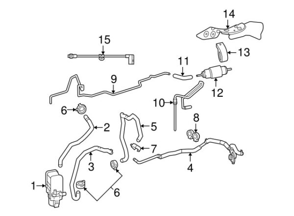 A0089972490 - Mercedes-Benz HVAC Heating Hose Clamp A0089972490