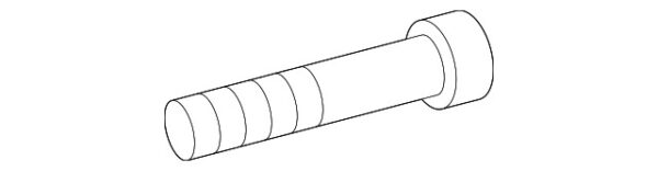 A0119901104 - Mercedes-Benz drive shaft screw A0119901104