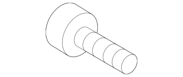 A0119906304 - Mercedes-Benz Upper Suspension Stabilizer Bar Link Bolt A0119906304