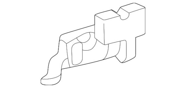 A0129883878 - Mercedes-Benz entry strip clip A0129883878