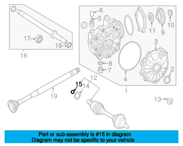 A0129947541 - Mercedes-Benz CV Joint Circlip A0129947541