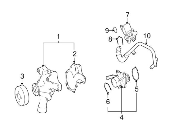 A0139972445 - Mercedes-Benz Engine Coolant Pipe O-Ring A0139972445