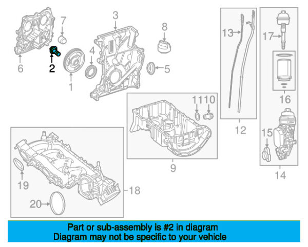 A0199906501 - Mercedes-Benz Engine Harmonic Balancer Bolt A0199906501