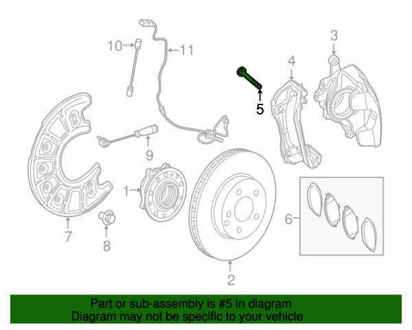 A0199907901 - NEW MERCEDES-BENZ C ONE CLASS DISC BRAKE CALIPER ANCHOR PLATE A0199907901