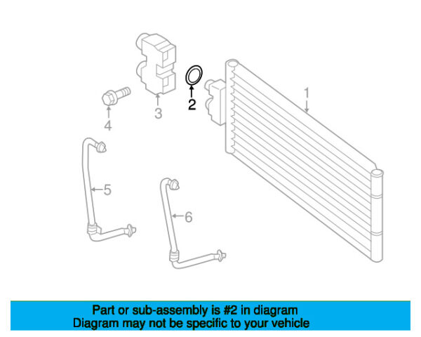 A0199976945 - Mercedes-Benz Automatic Transmission Oil Cooler-O-Ring A0199976945